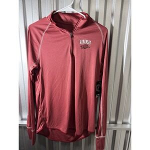 Arkansas Razorbacks Women's XL Pullover 1/4 Zip Colosseum NWT
